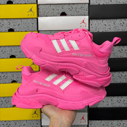 BLG Triple S x Adidas White/Pink