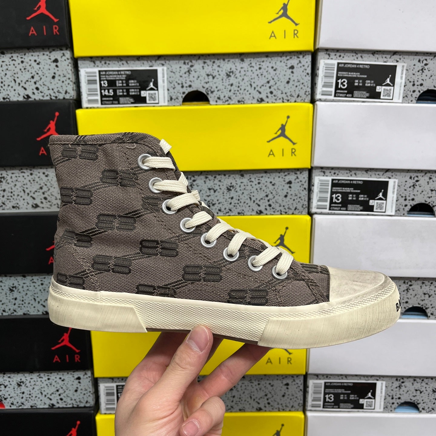 BLG Paris High Destroyed Grey