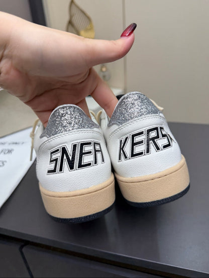 GDGS Ballstar Gum Sole White Body Silver Moon Star