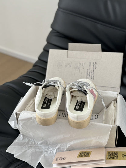 GDGS Super-Star Sabot Gum Sole Pink Star White Body