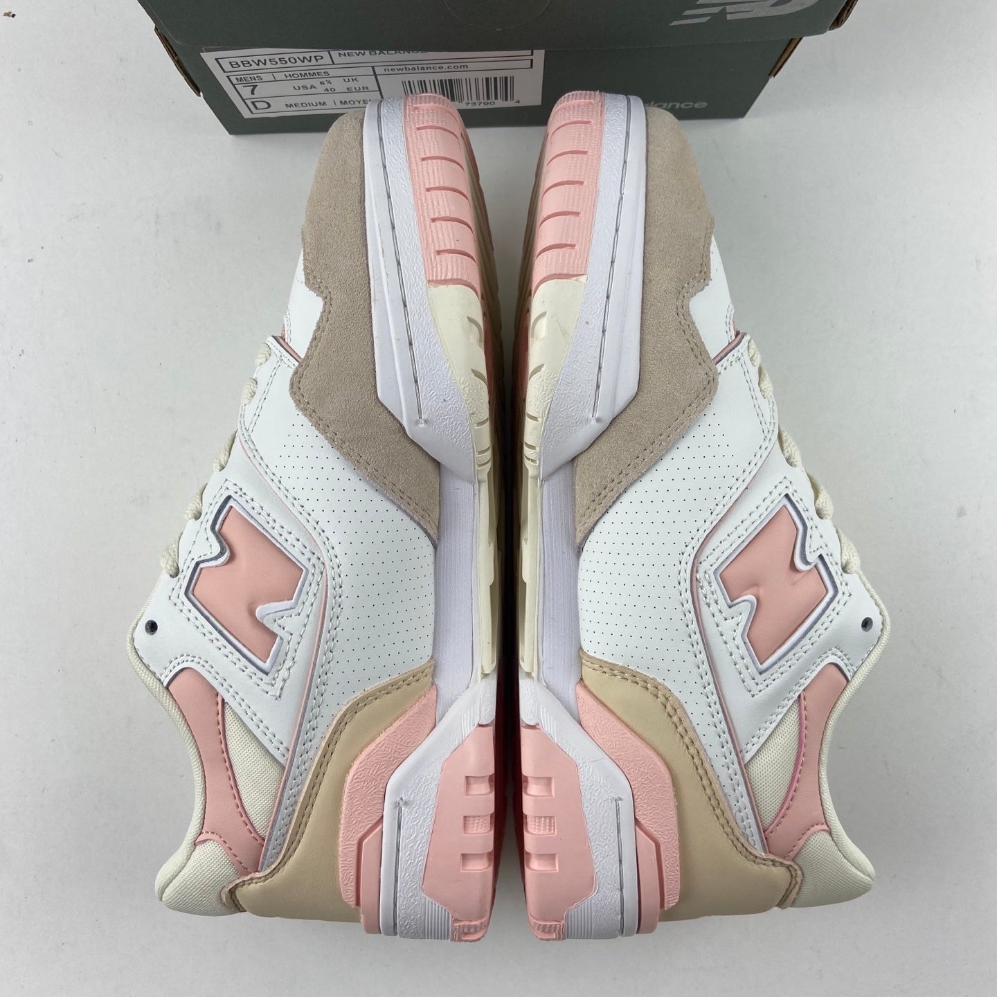 550 Pink and White