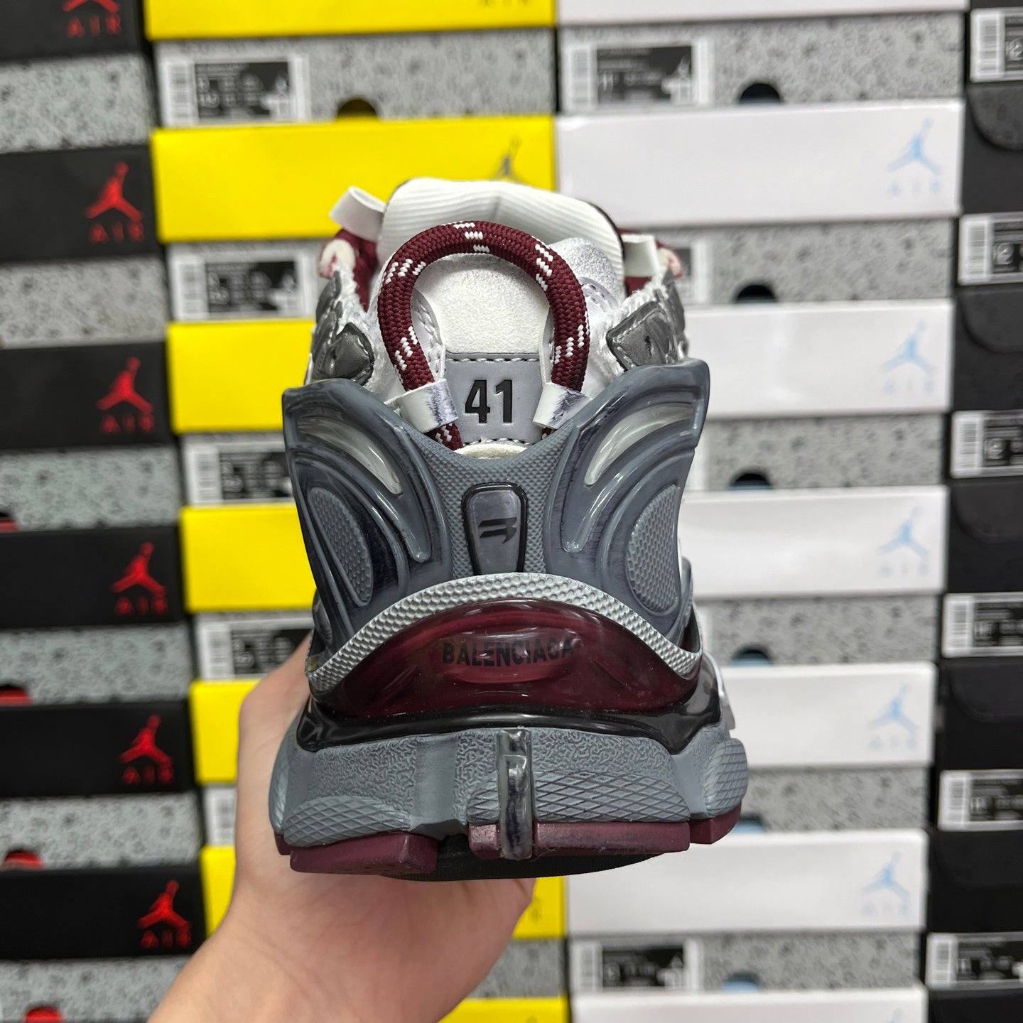 BLG Runner 7.0 White/Begundy/Grey