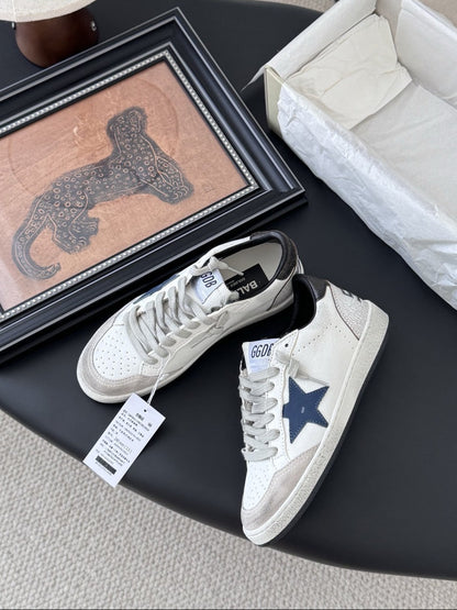 GDGS Ballstar White Blue Star Back Grey