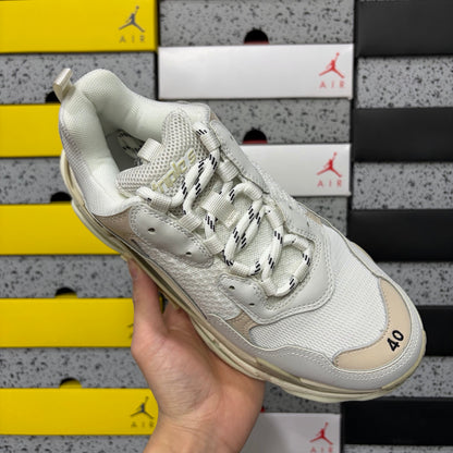 BLG Triple S White/Beige