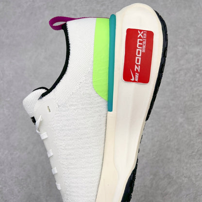 ZoomX Invincible Run Flyknit 3 White Black Picante Red Lime Blast