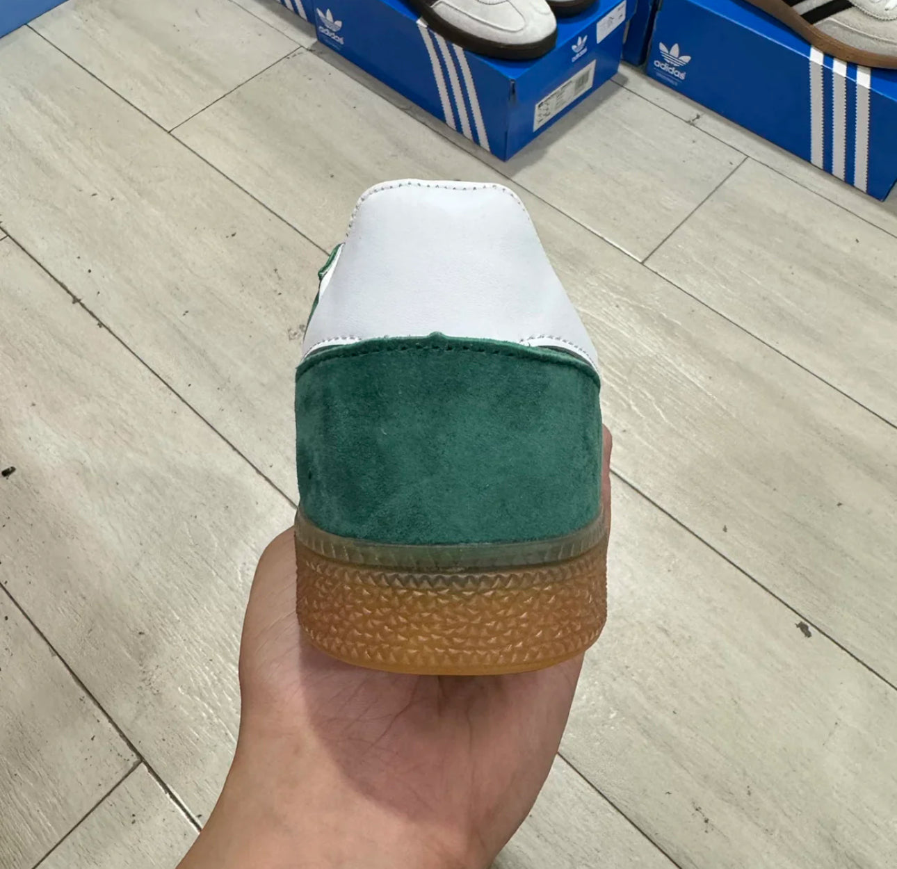 Spezial Green and White