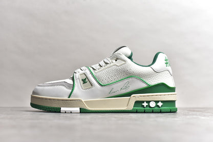 Trainer White and Green