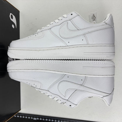 AF1 Flea White Red