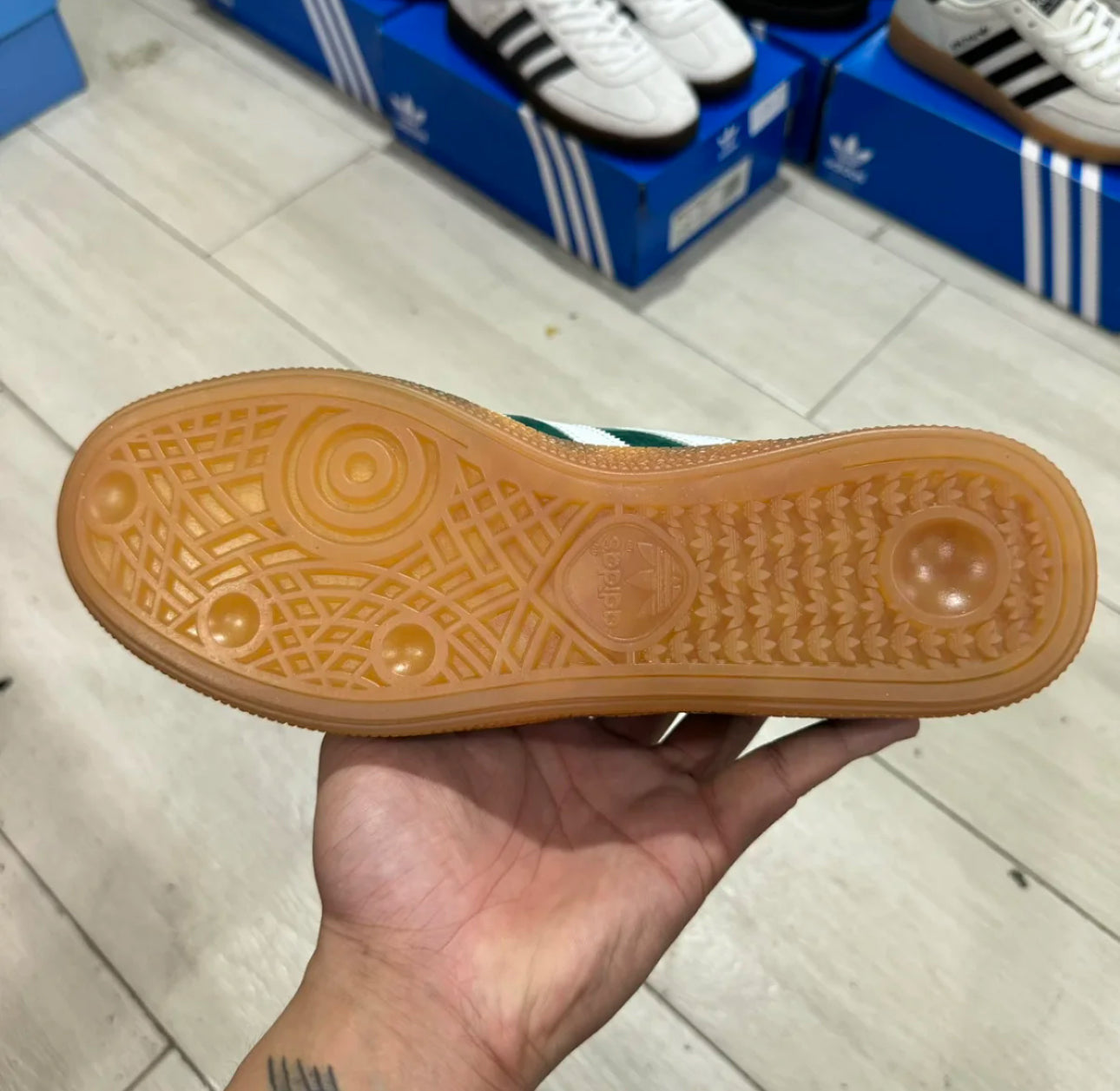 Spezial Green and White