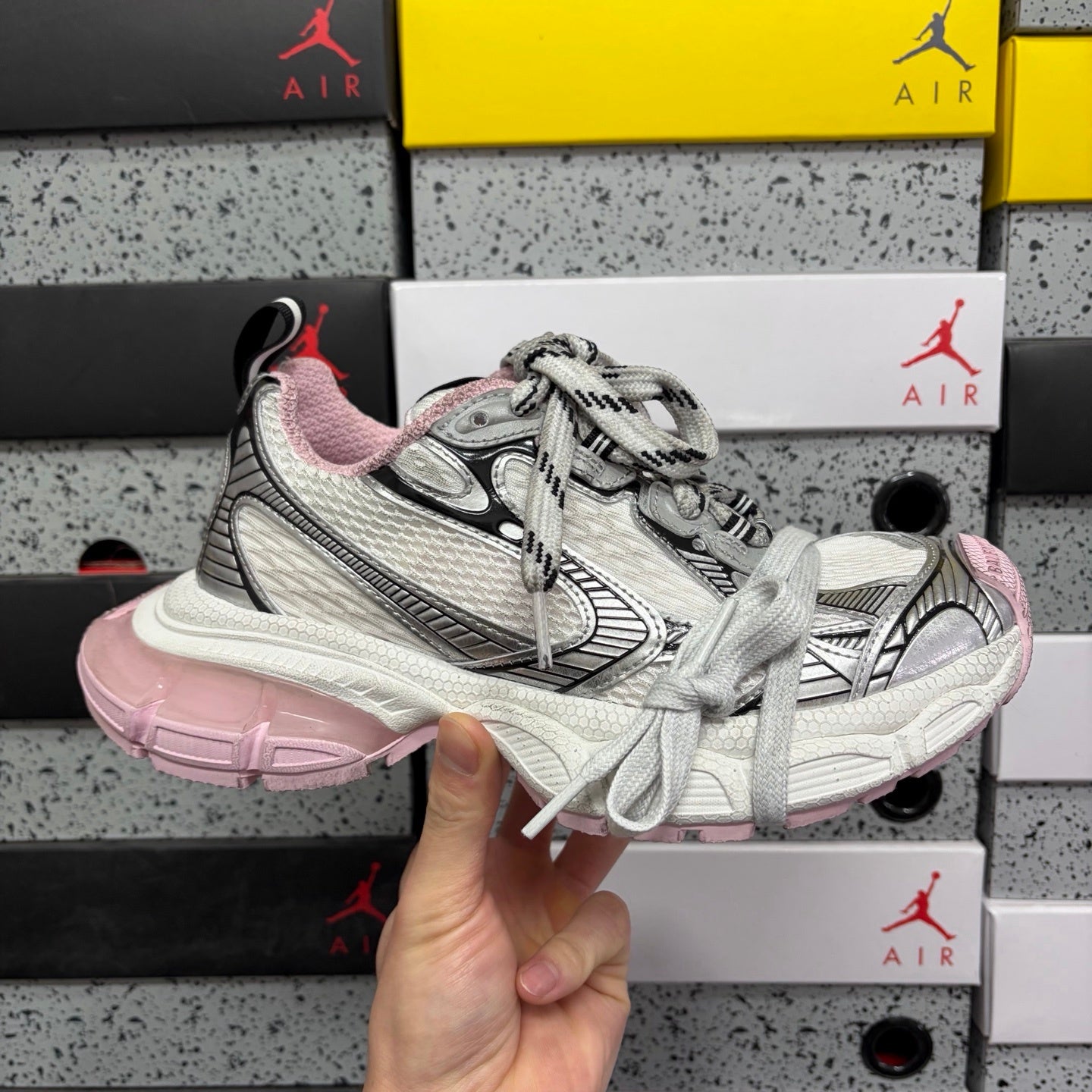 BLG 3XL White/Pink/Black