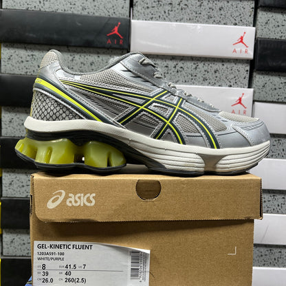 Gel-Kinetic Fluent Silver and Green