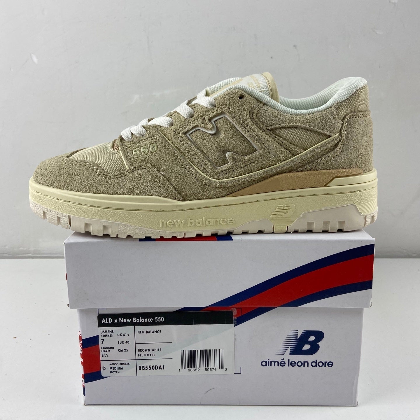 550 Aimé Leon Dore Taupe Suede