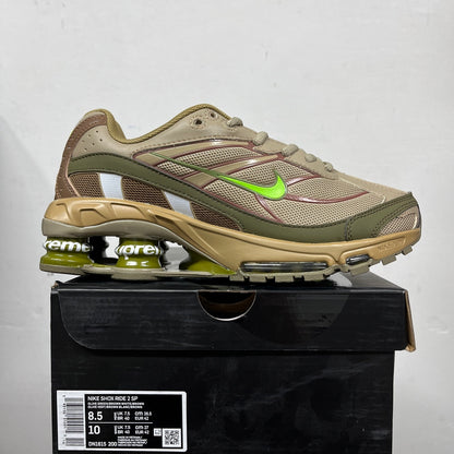 Aware Shox x Sup Brown Green