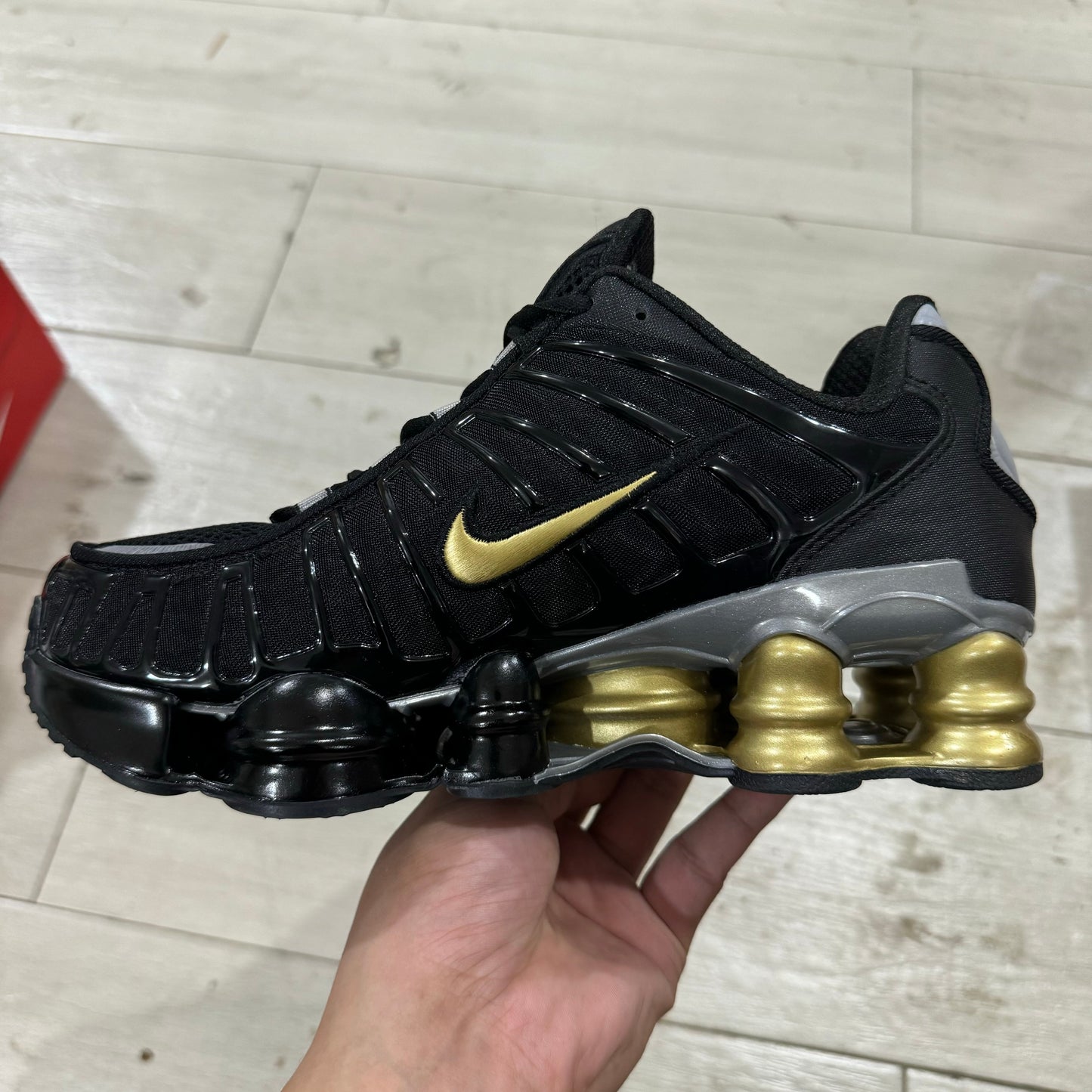 Aware Shox Black and Gold