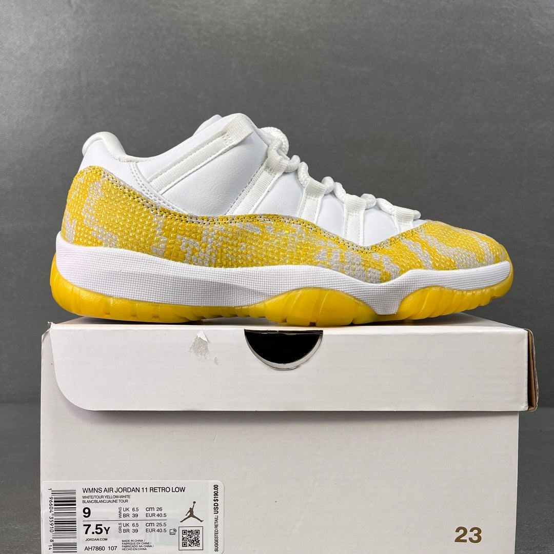 AJ11 Low Shake Yellow
