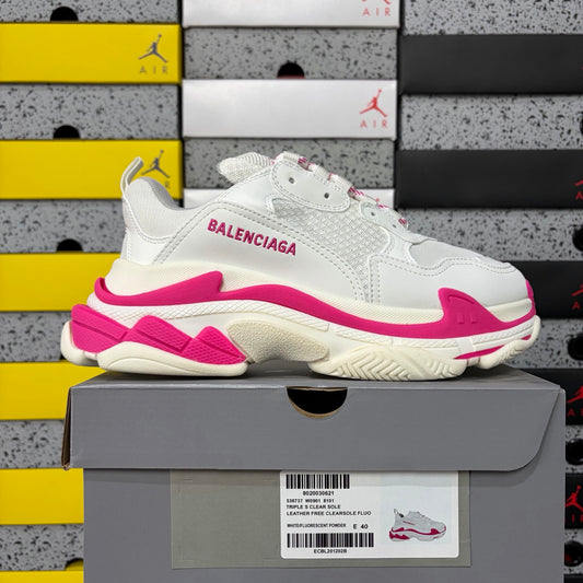 BLG Triple S White/Pink
