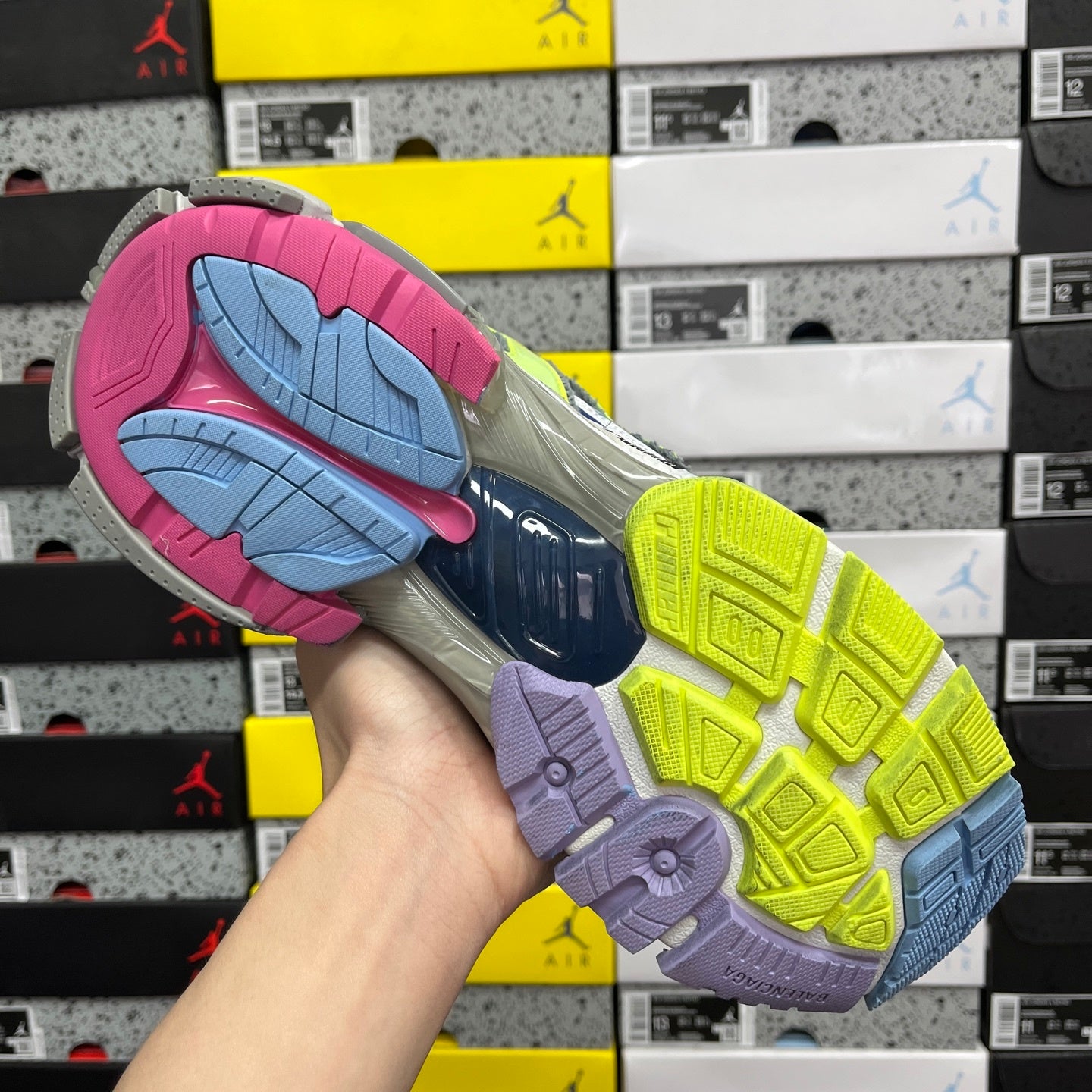 BLG Runner 7.0 Green/Puple/Pink/White
