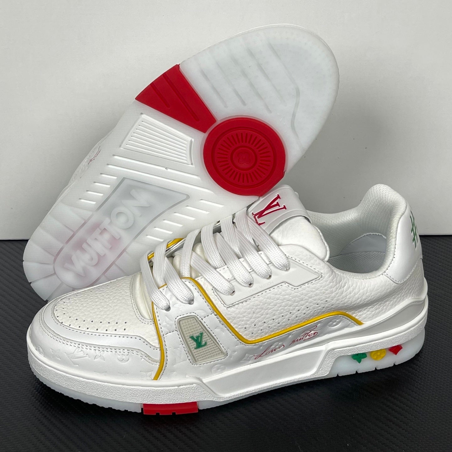 Trainer White and Yellow