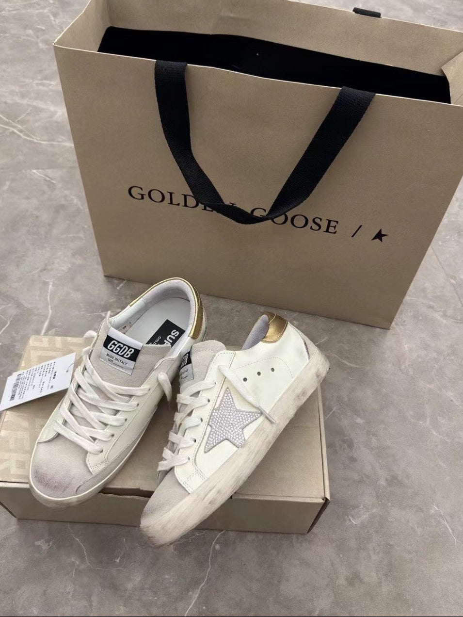 GDGS Superstar Golden Era Grey White Fog