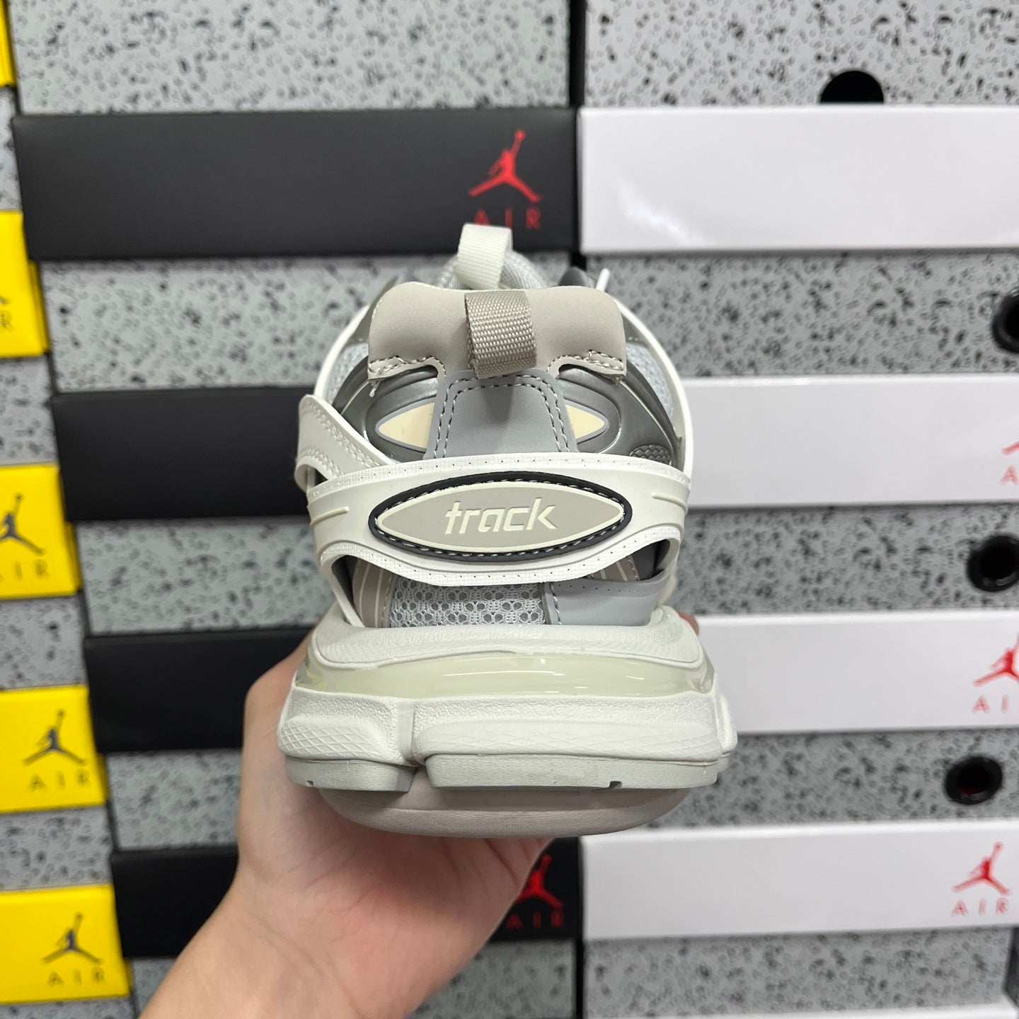 BLG Track Grey White