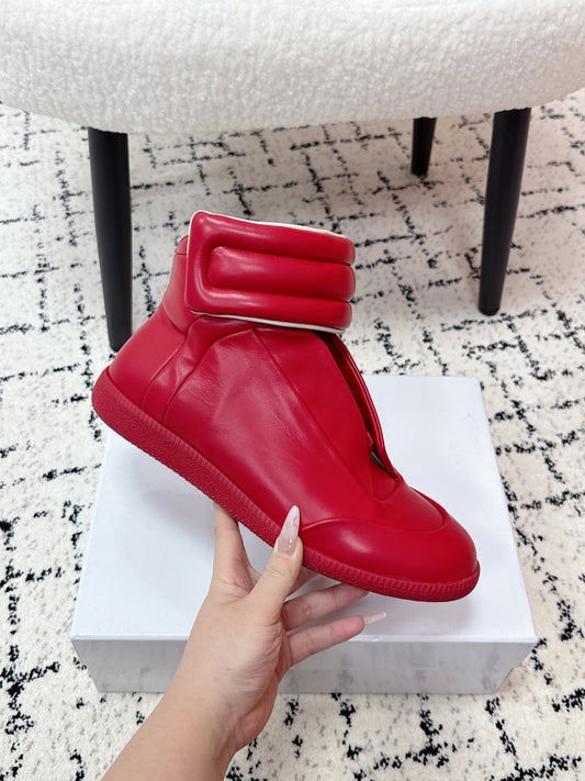 Maison High Red Lether