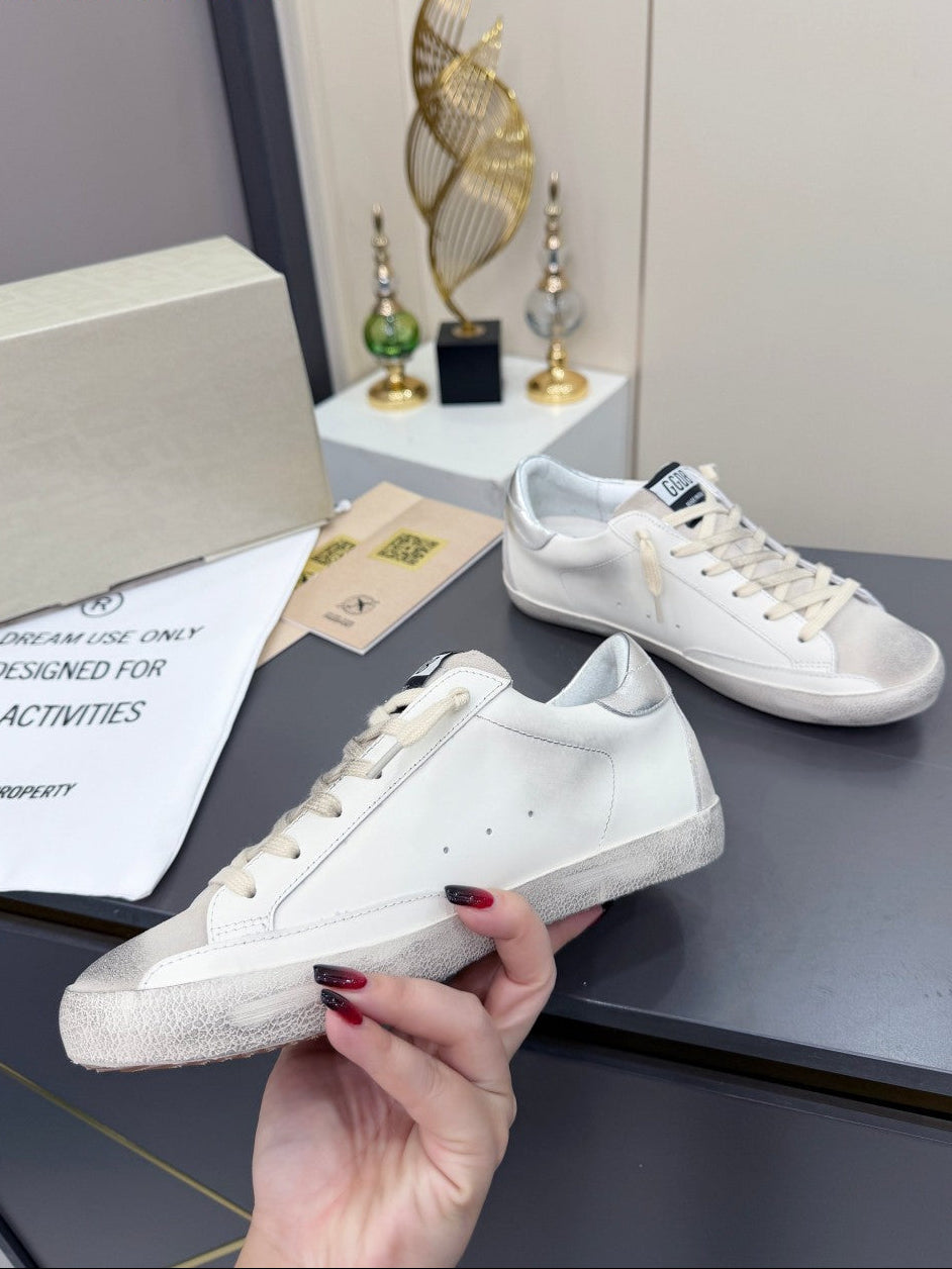 GDGS Superstar Silver Back Gold Lether White Body