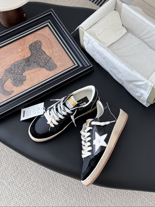 GDGS Ballstar Black White Gum Sole