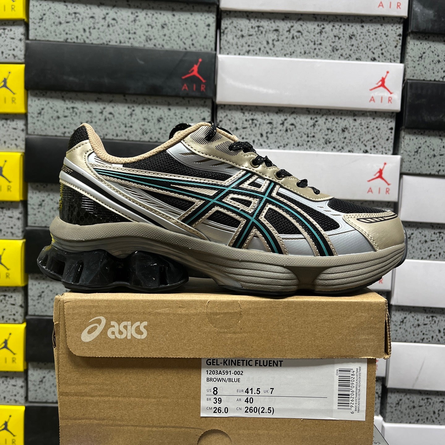 Gel-Kinetic Fluent Brown and Blue