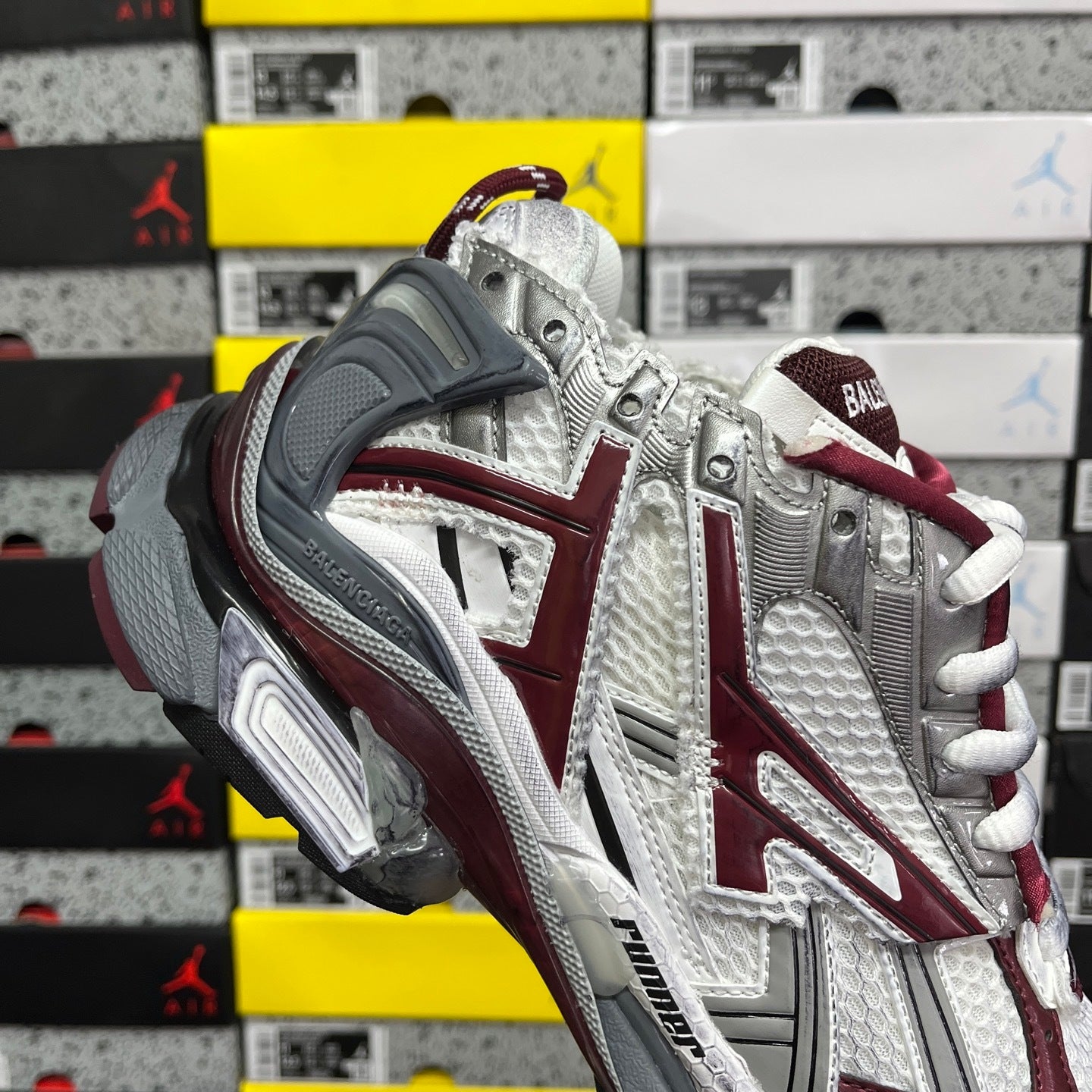 BLG Runner 7.0 White/Begundy/Grey