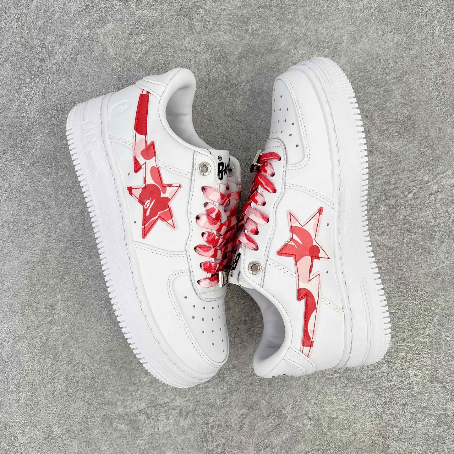 Bape STA Low White ABC Camo Pink