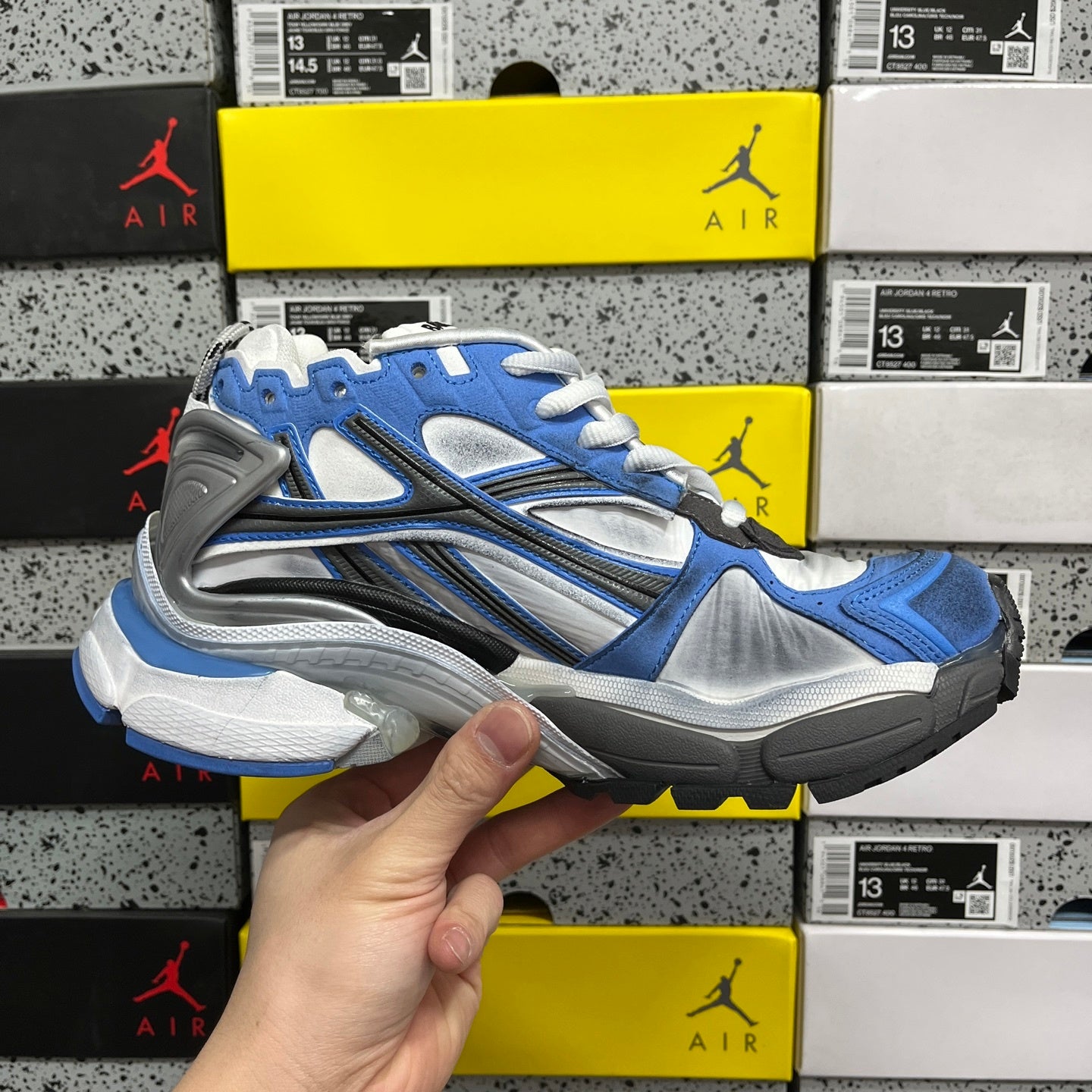 BLG Runner Grey/White/Blue