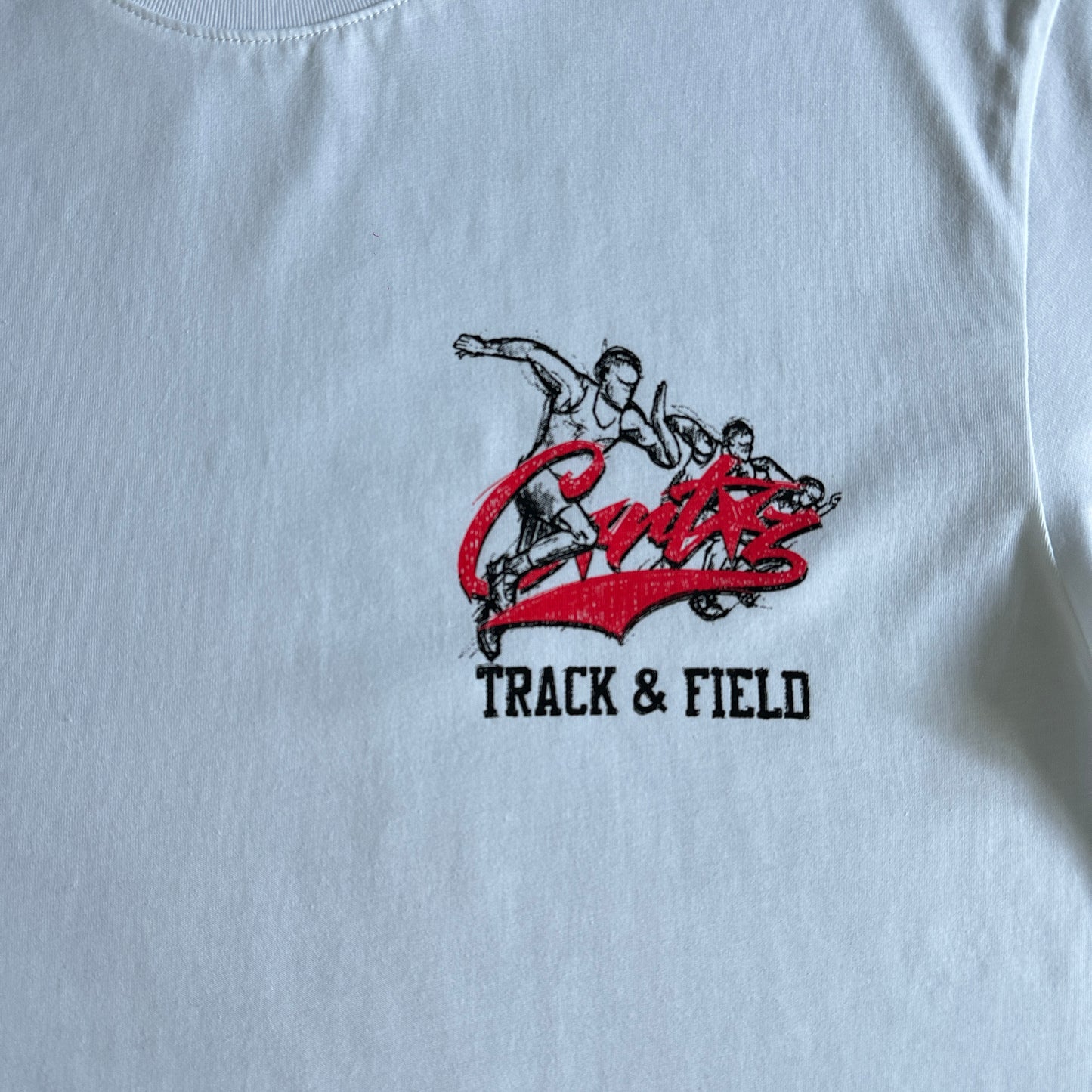 Sports short sleeves -White