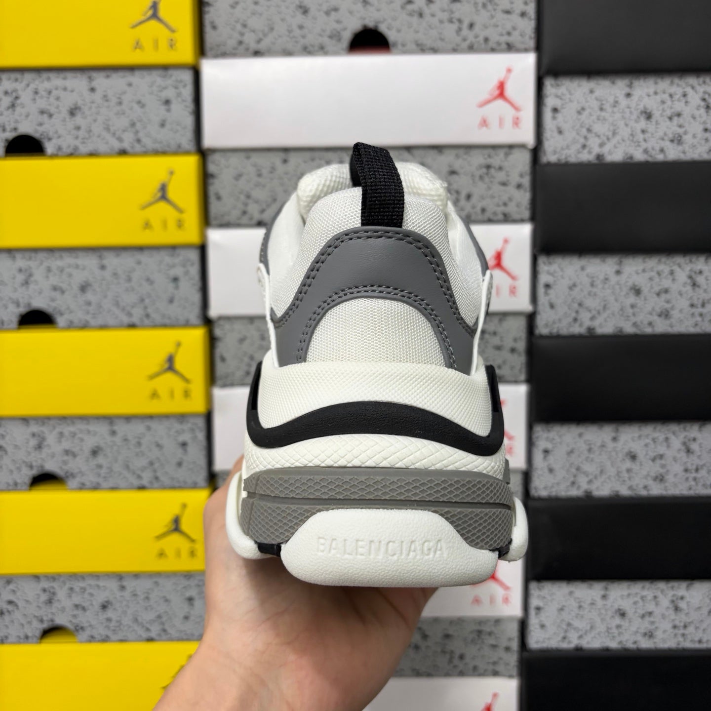 BLG Triple S White/Grey/Black