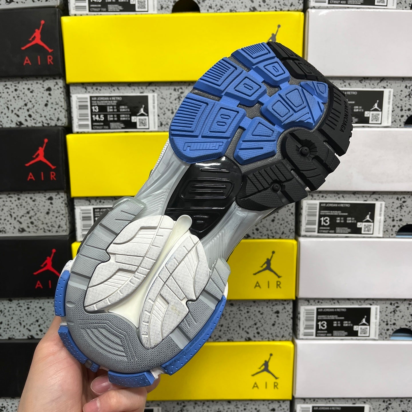 BLG Runner Grey/White/Blue