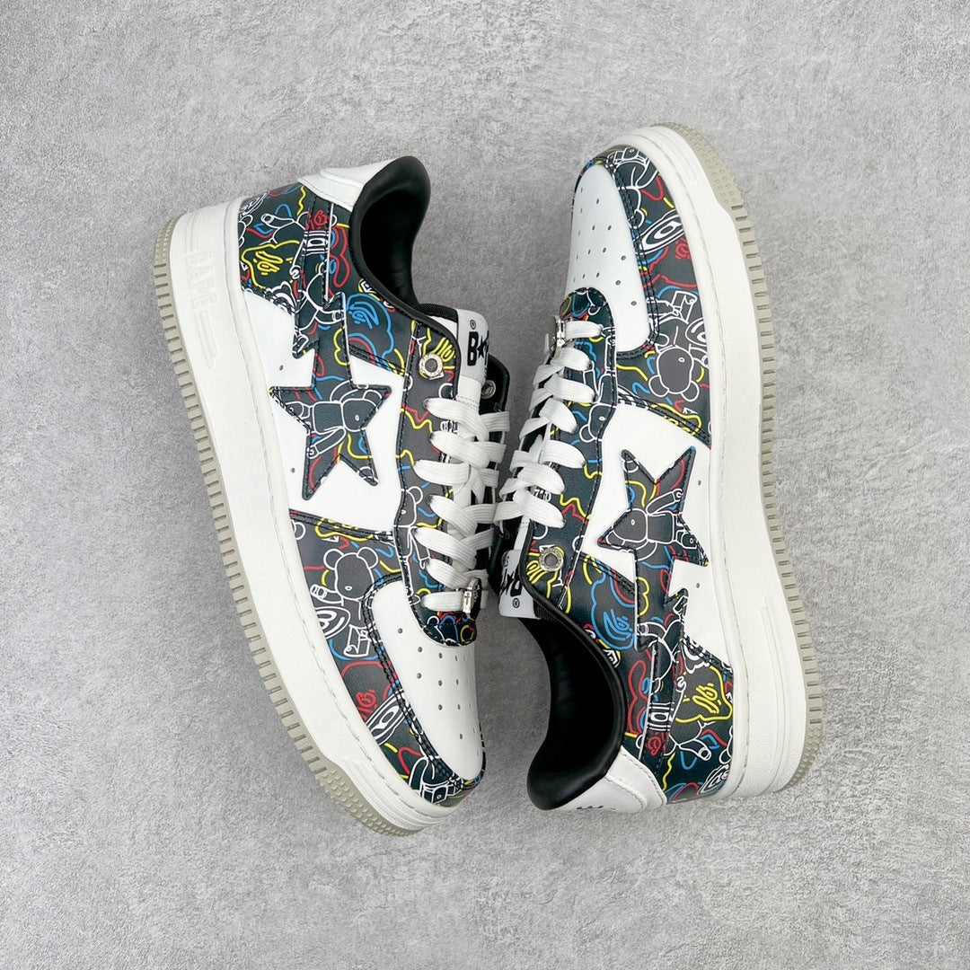 Bape STA Low Medicom Toy Be@r Camo Black