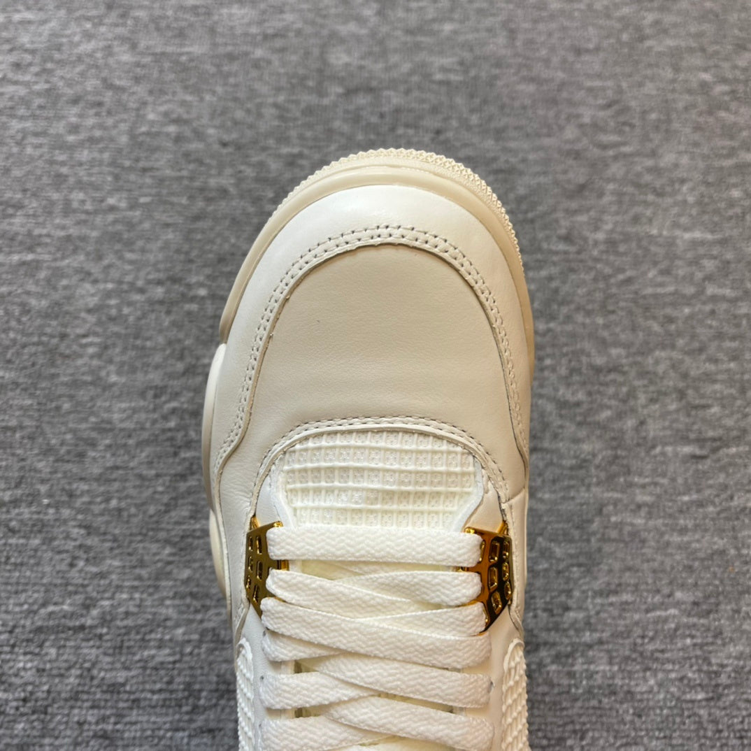 AJ4  Retro Metallic Gold