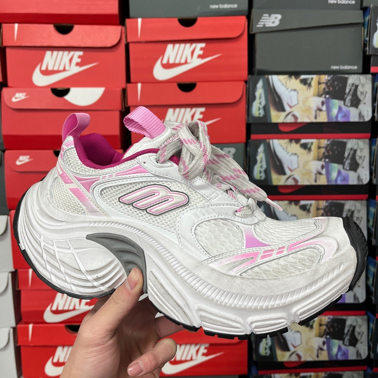 BLG 6XL Pink/White
