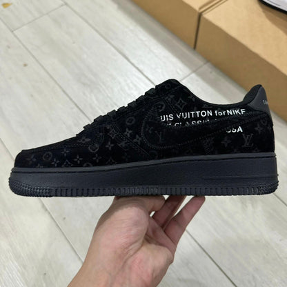 AF1 x LV All Black