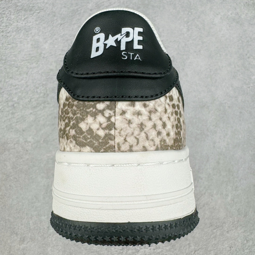 Bape STA Low Beige Snakeskin