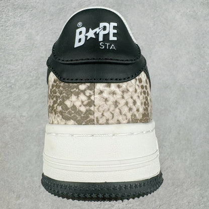 Bape STA Low Beige Snakeskin