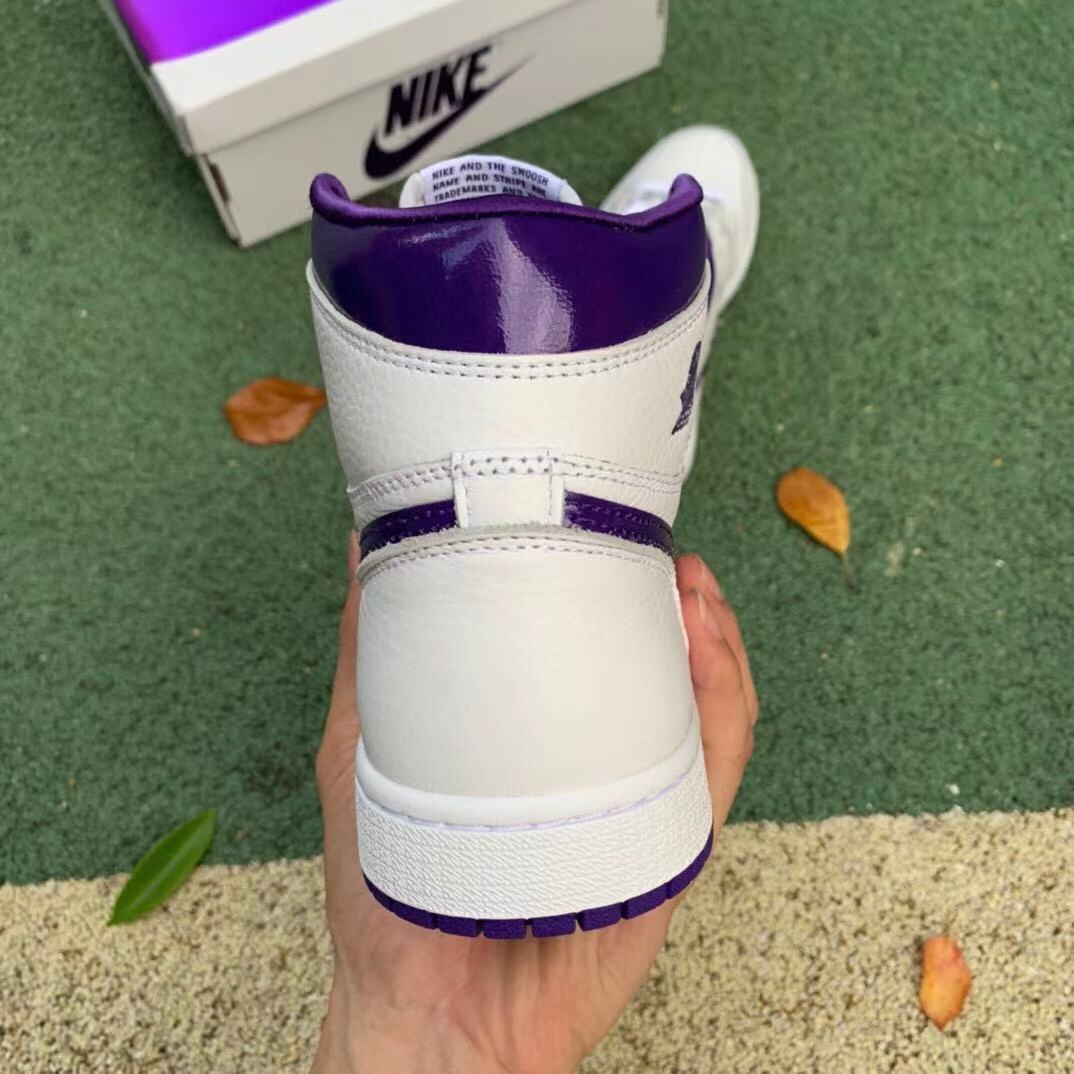 AJ1 High Purple White