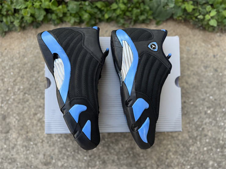AJ14 Retro Black and Blue