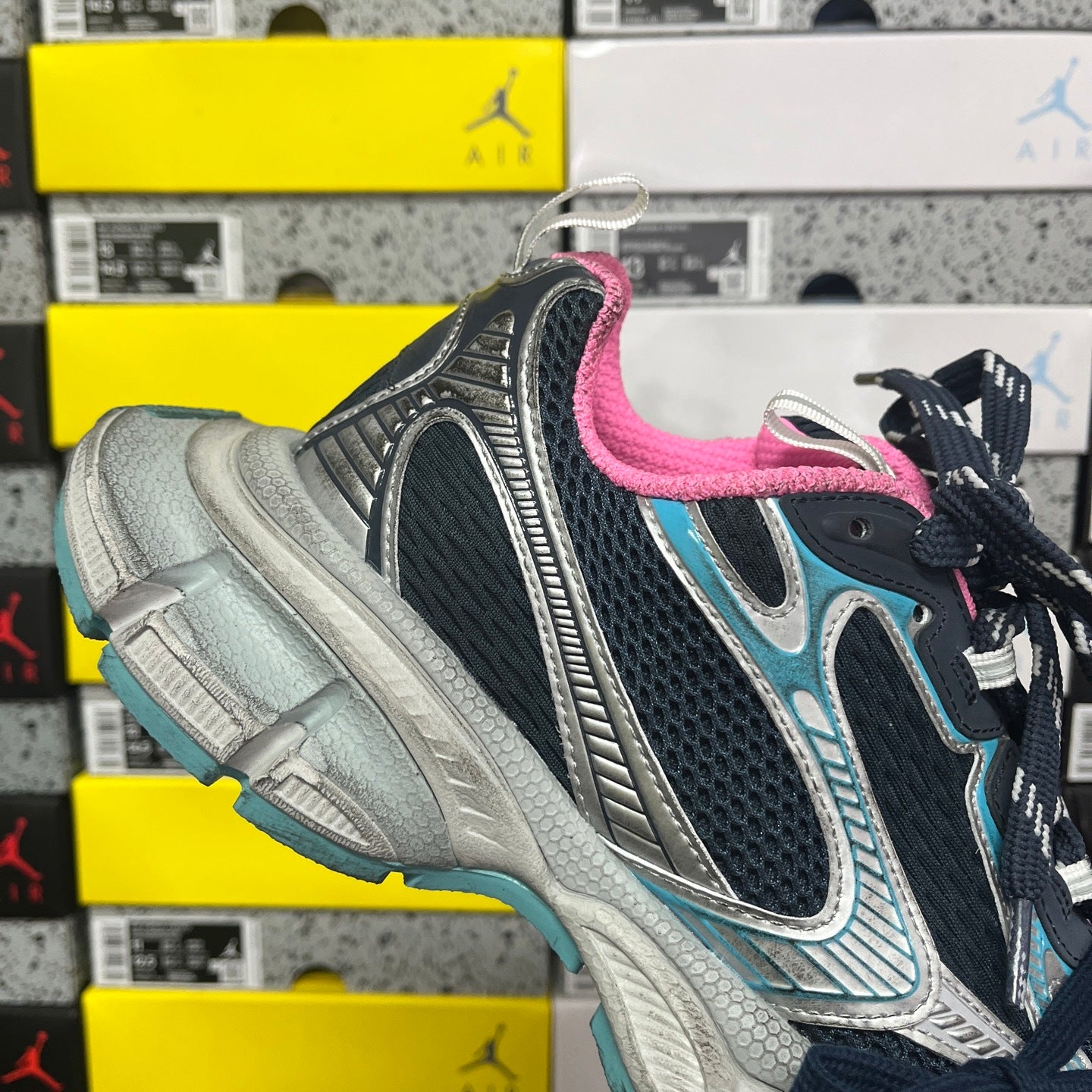 BLG 3XL Grey Mix Blue