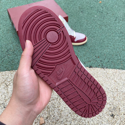 AJ1 MID Tiki Leaf Team Red