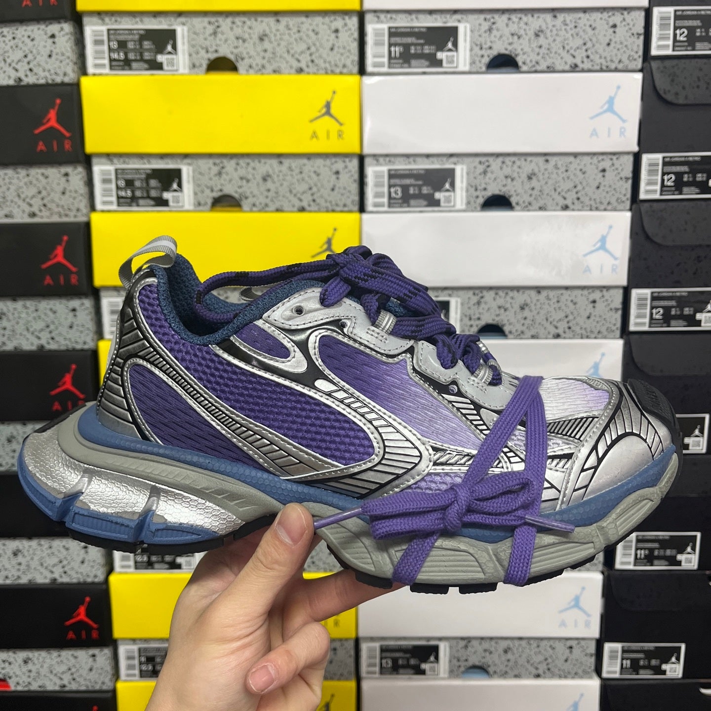 BLG 3XL Purple/Grey/Navy