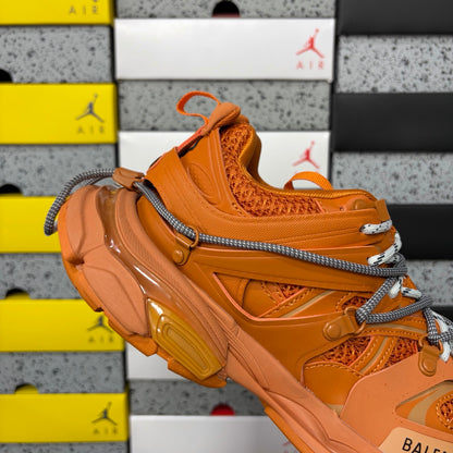 BLG Track Trail Laces Black Orange/grey