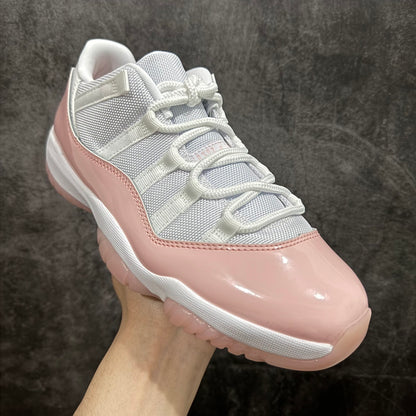 AJ11 Low White and Pink