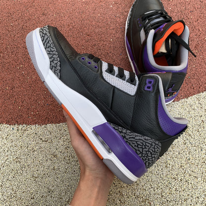AJ3 Court Purple