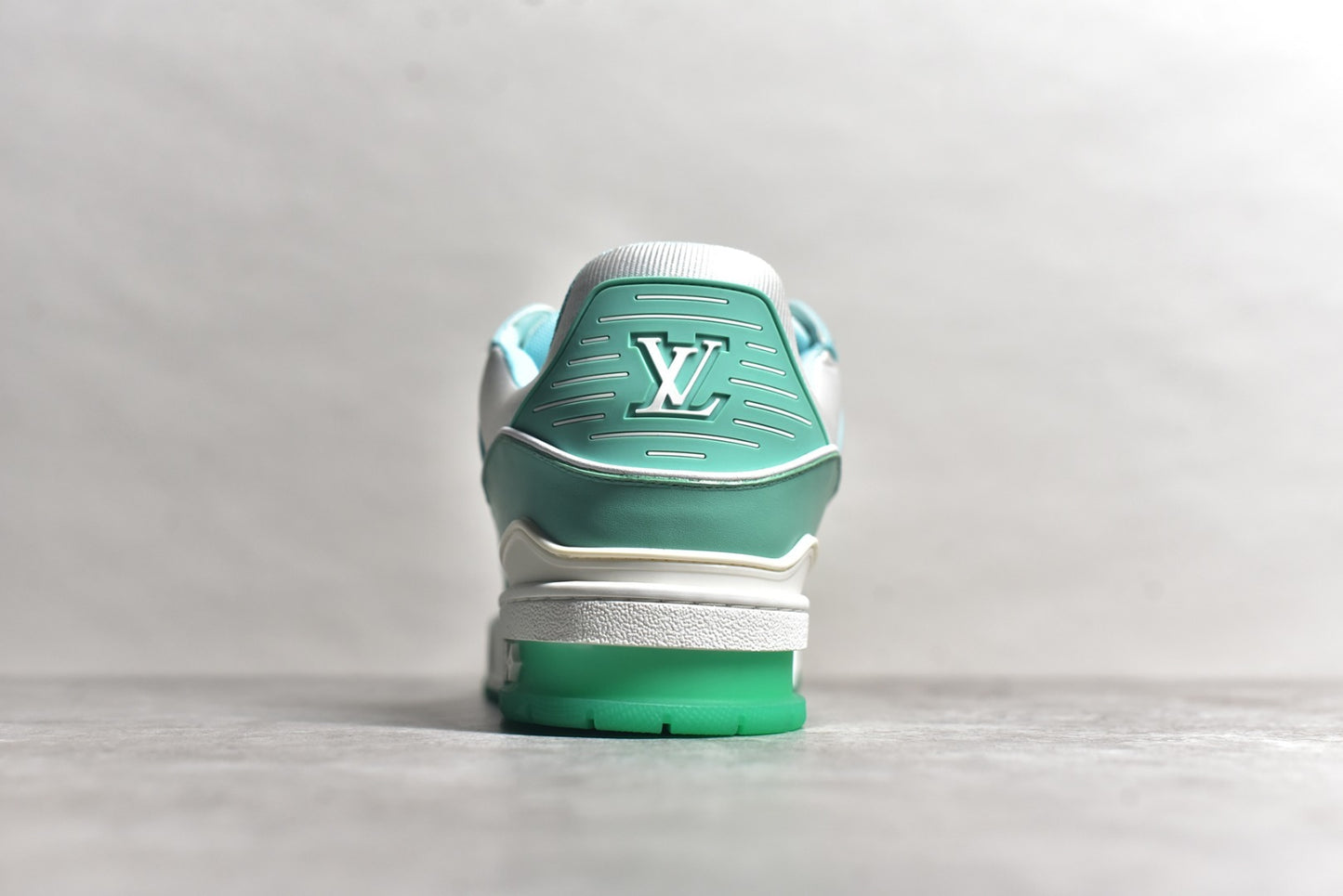 Trainer White and Green