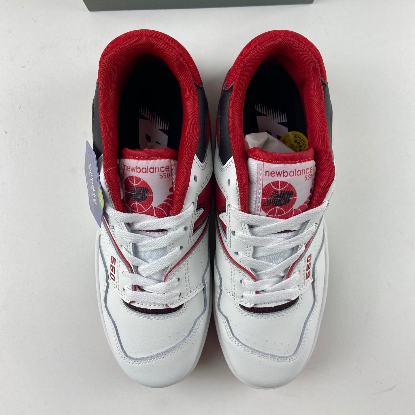 550 White with Red and Black